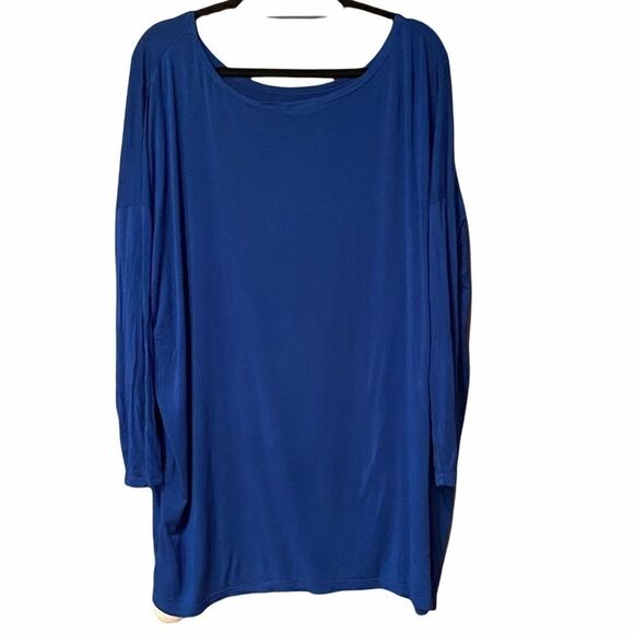 Ellie + Kate Royal Blue Oversized LongSleeve Sz L - Picture 1 of 6
